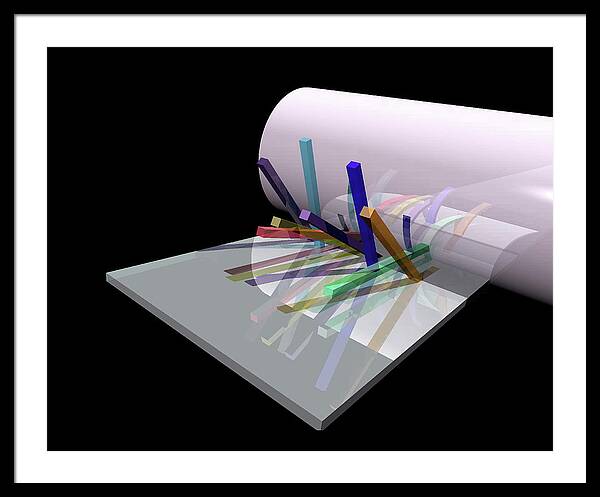 Tube Colours - Framed Print