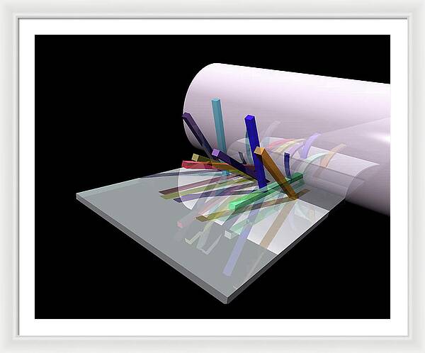 Tube Colours - Framed Print