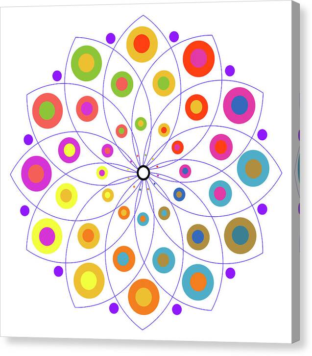 Vesica Olives - Canvas Print