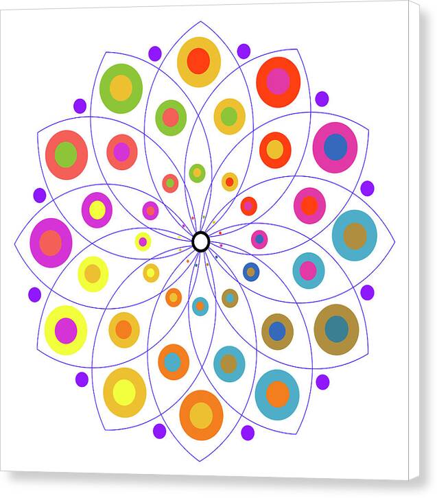 Vesica Olives - Canvas Print