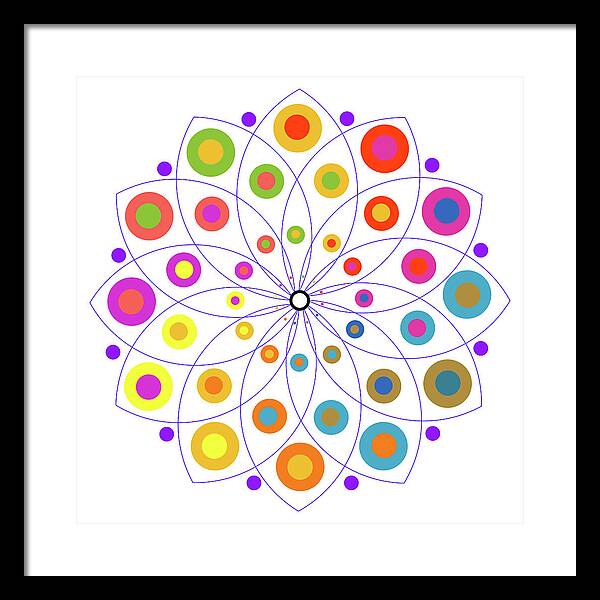 Vesica Olives - Framed Print