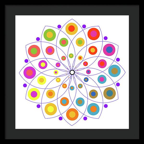 Vesica Olives - Framed Print