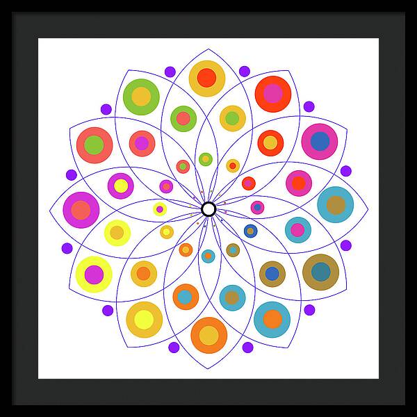 Vesica Olives - Framed Print