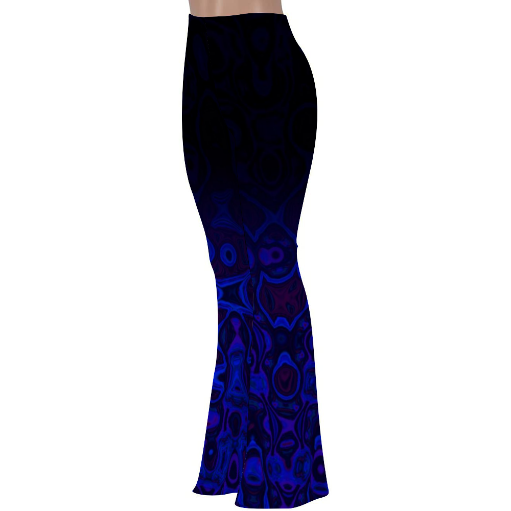 Black Waves Bell Bottoms