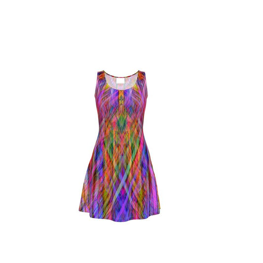 Flair Swirl Skater Dress