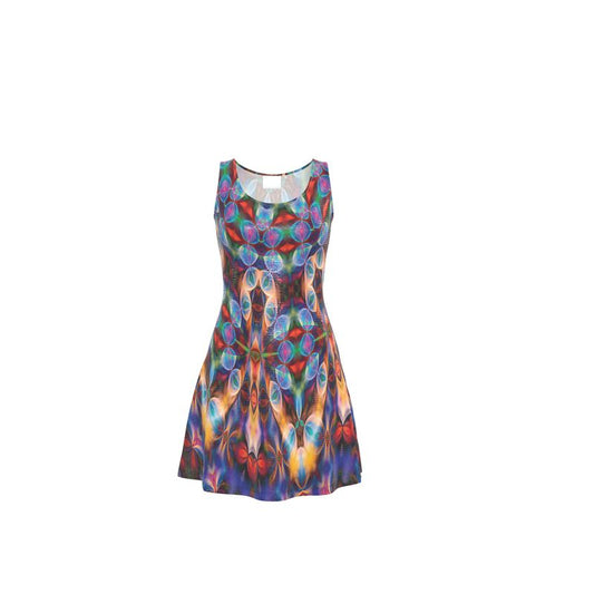 Masquerade Skater Dress