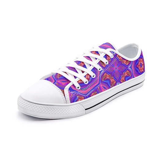 Flowered Unisex Canvas Shoes