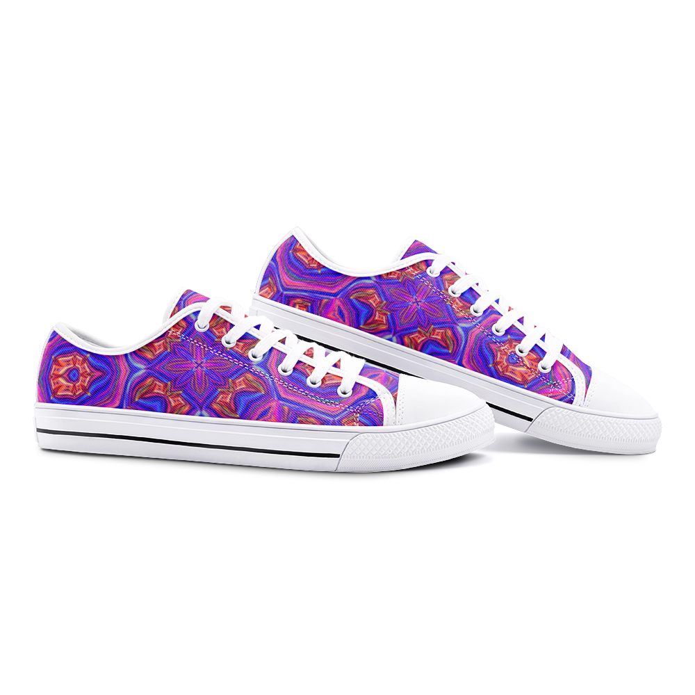 Flowered Unisex Canvas Shoes