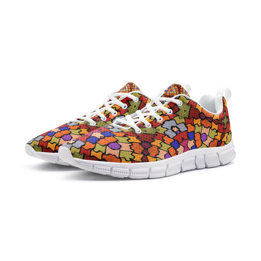 Intarsia Unisex Athletic Sneakers
