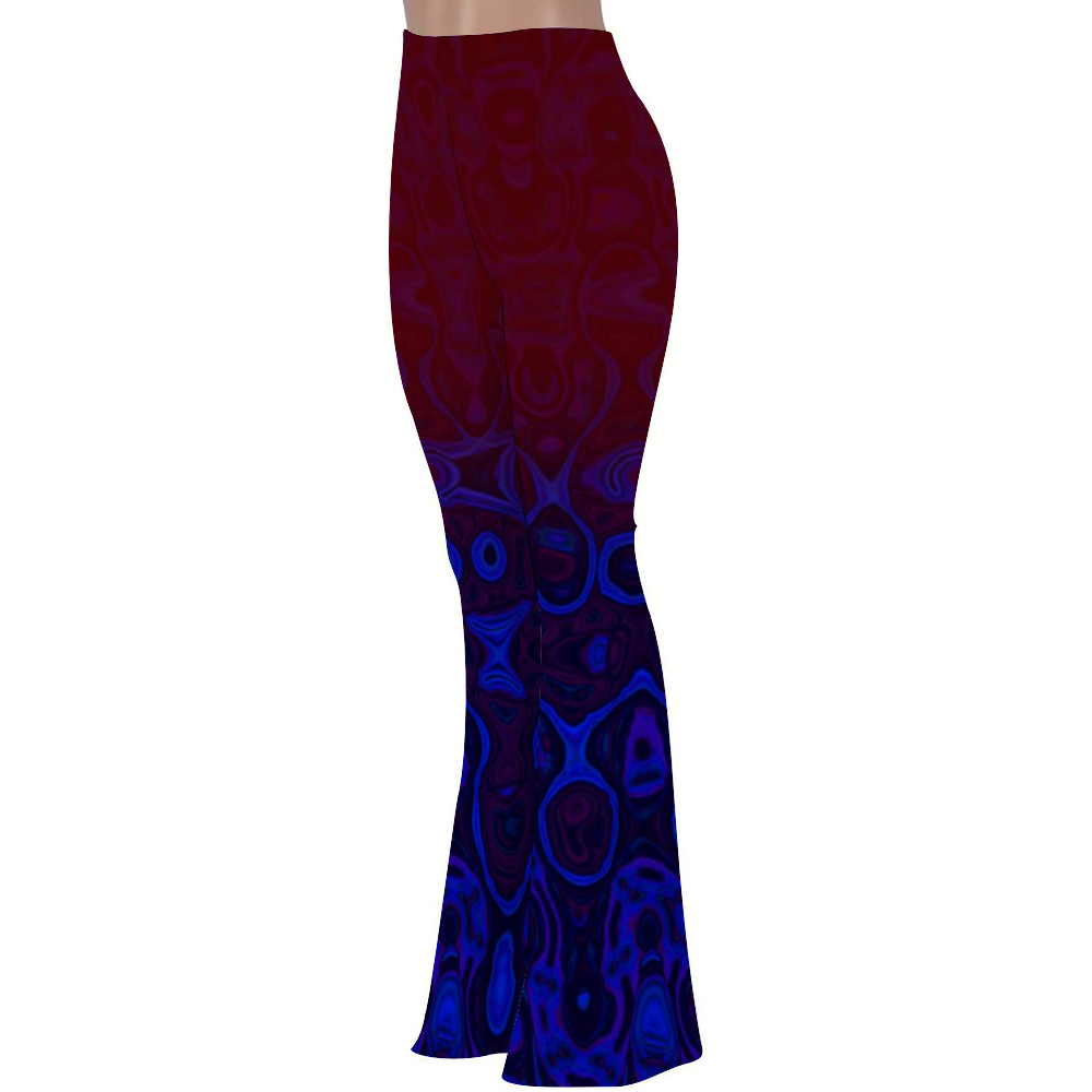 Red Echoes Bell Bottoms