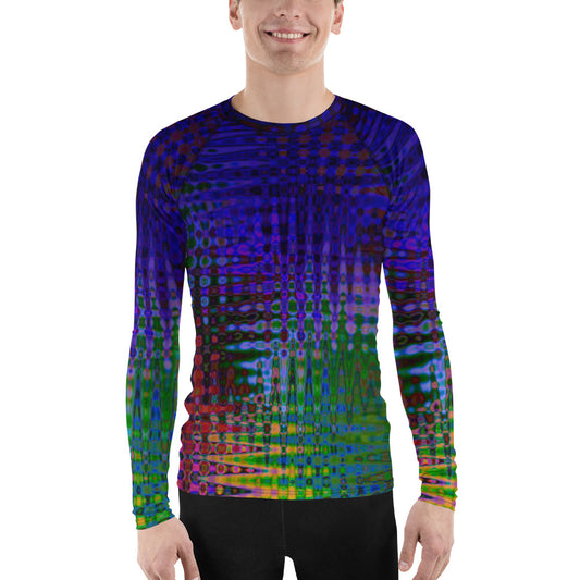 Purple Waves Rash Guard