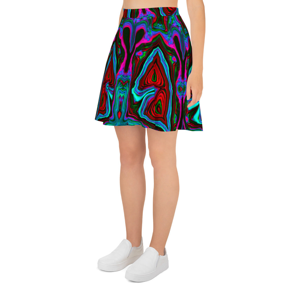 Winter Greens Skater Skirt