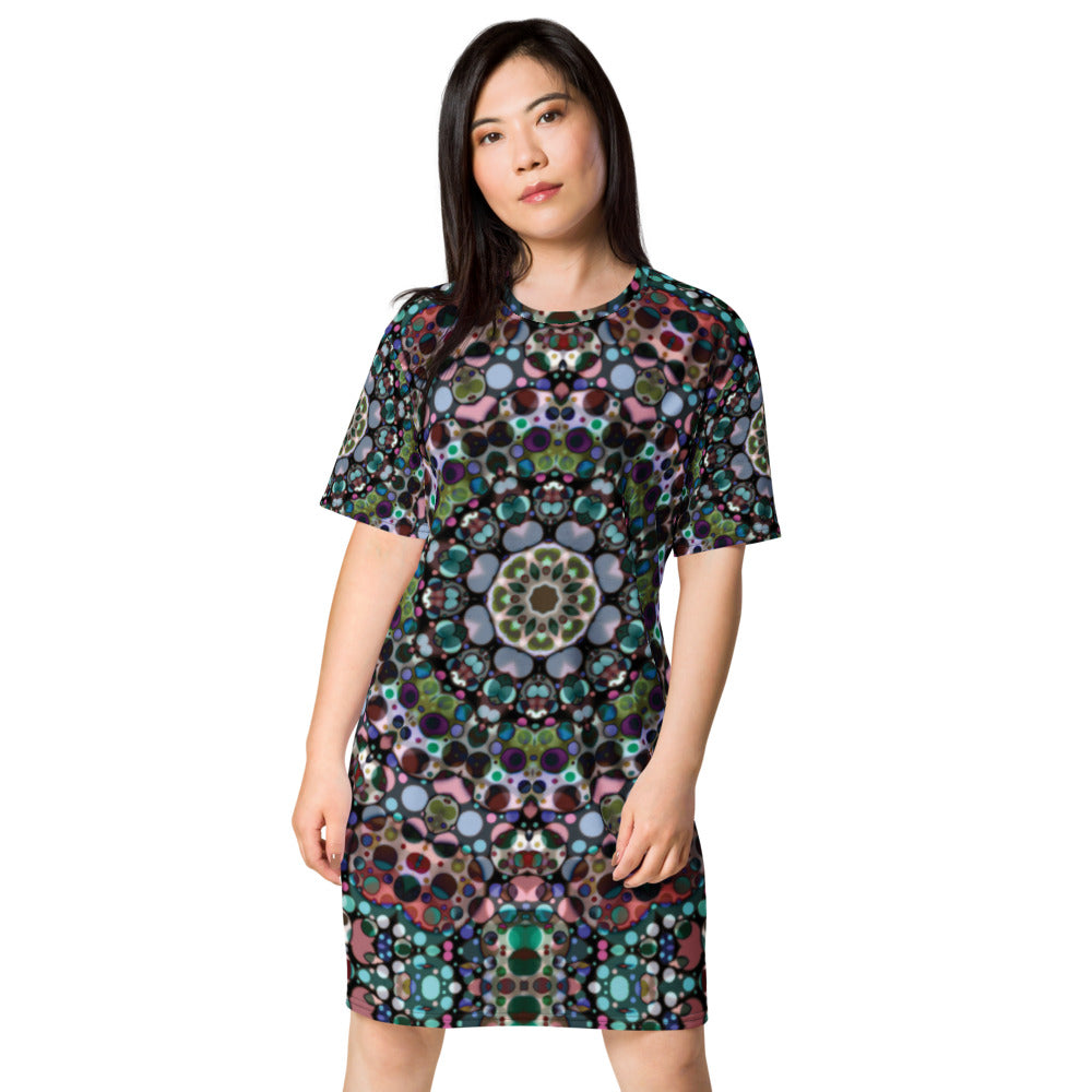 October Leaves T-shirt dress