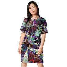 Load image into Gallery viewer, Peony T-shirt dress