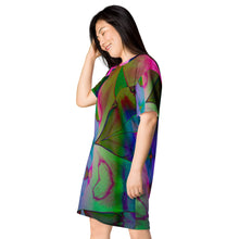 Load image into Gallery viewer, Geranium T-shirt dress