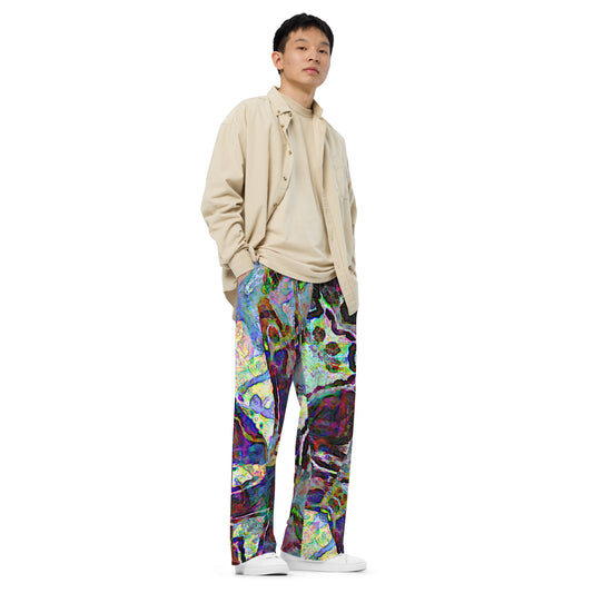 Peony Unisex wide-leg pants