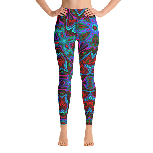 Winter Greens Yoga Leggings