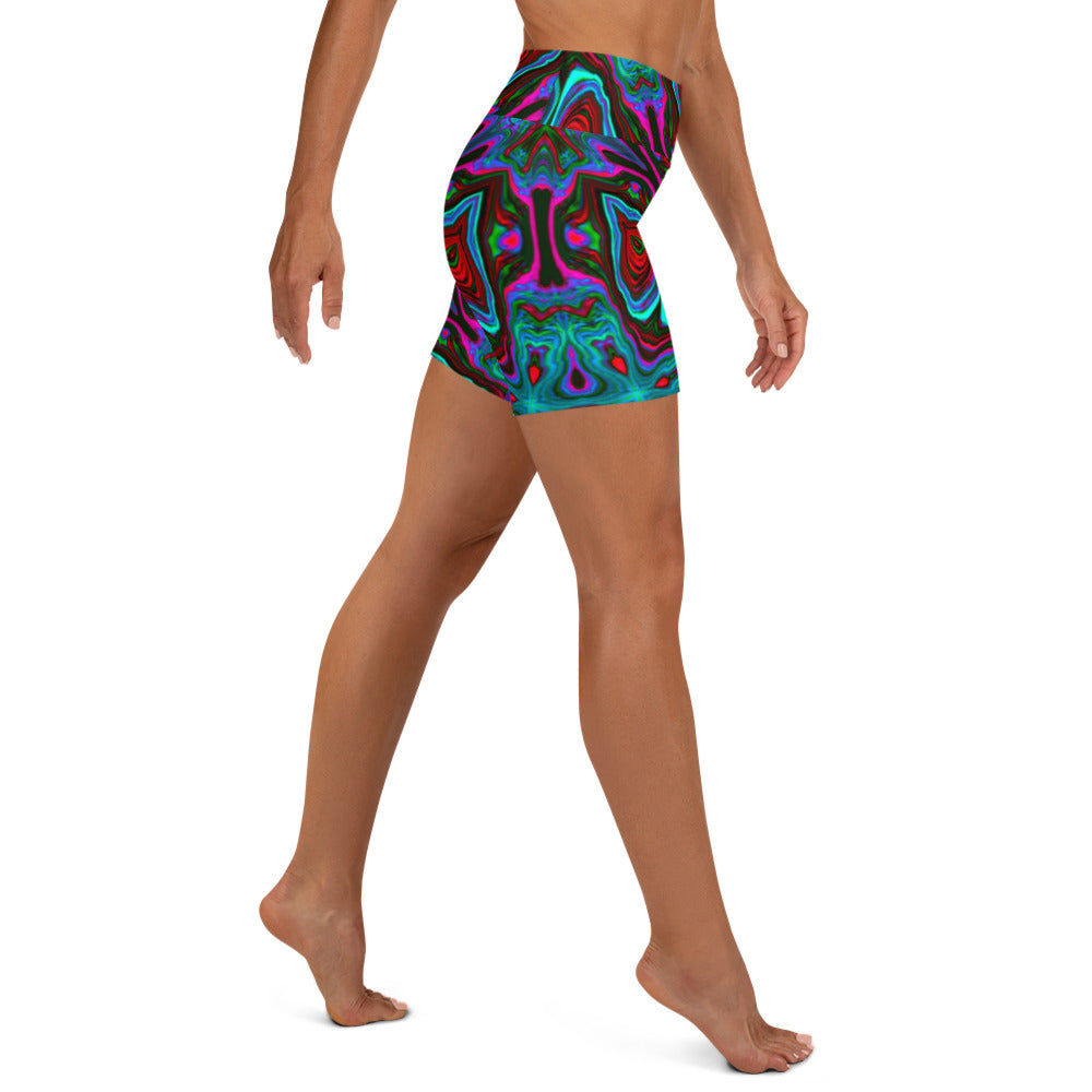 Winter Greens Yoga Shorts