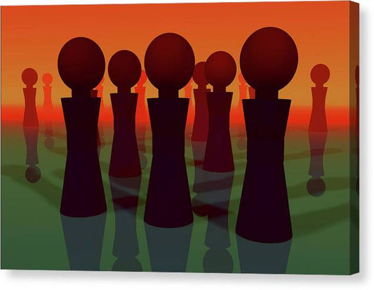All the Lonely People - Canvas Print