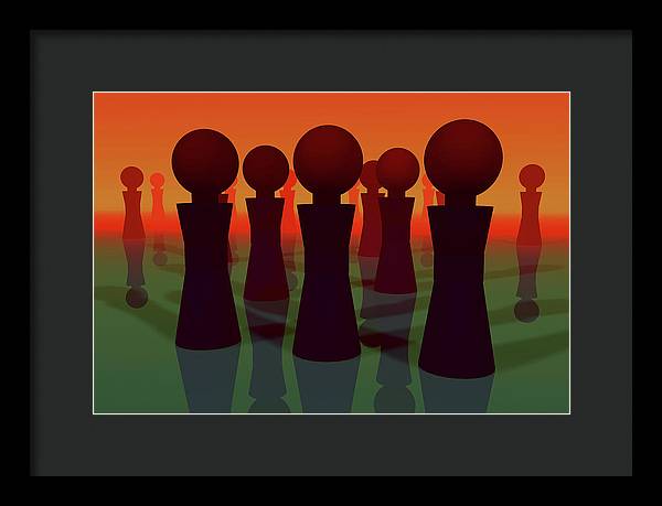 All the Lonely People - Framed Print
