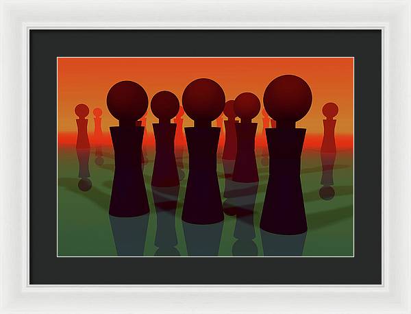 All the Lonely People - Framed Print