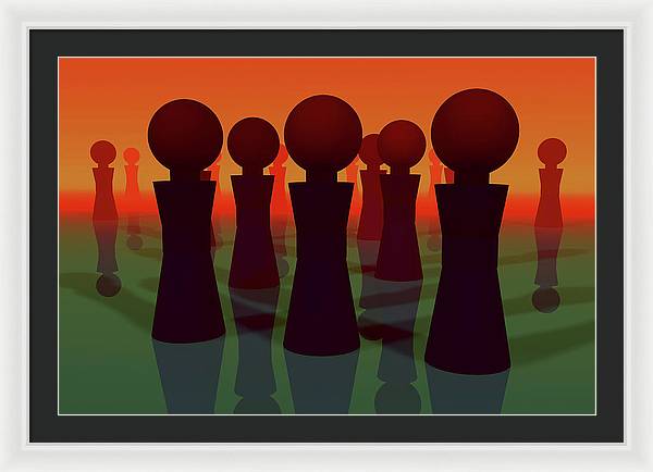 All the Lonely People - Framed Print