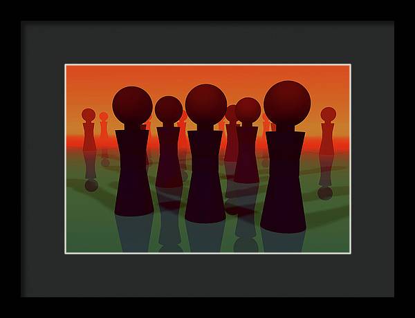 All the Lonely People - Framed Print