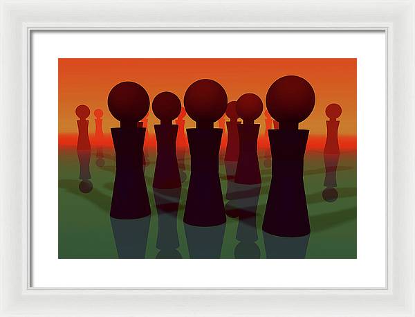 All the Lonely People - Framed Print