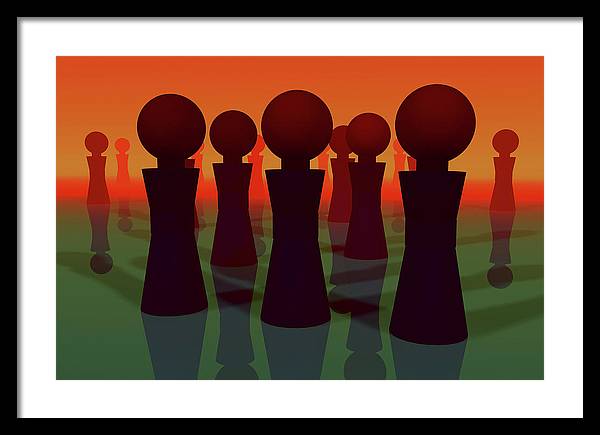 All the Lonely People - Framed Print