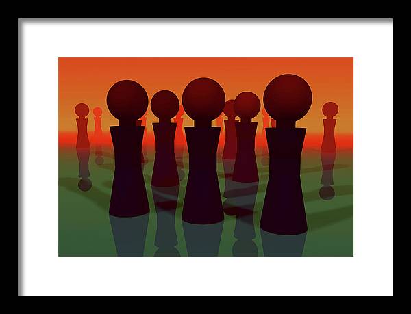 All the Lonely People - Framed Print