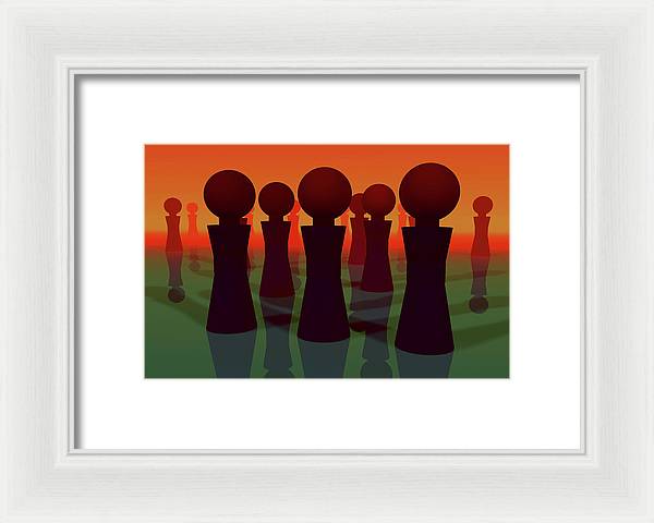 All the Lonely People - Framed Print