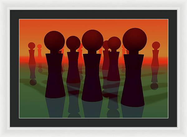 All the Lonely People - Framed Print