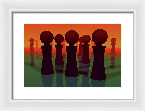 All the Lonely People - Framed Print