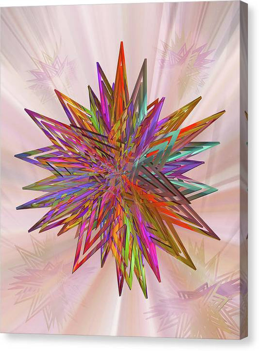 Color Star - Canvas Print