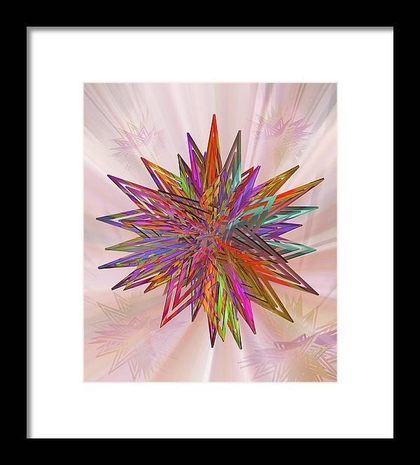 Color Star - Framed Print