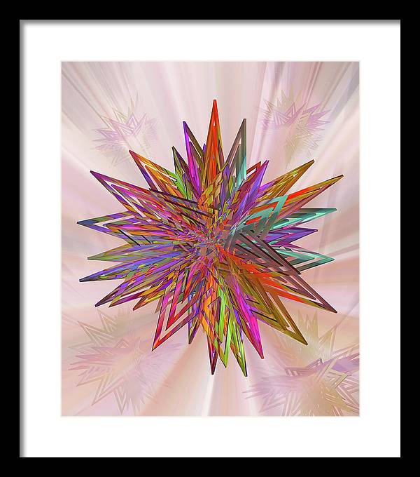 Color Star - Framed Print