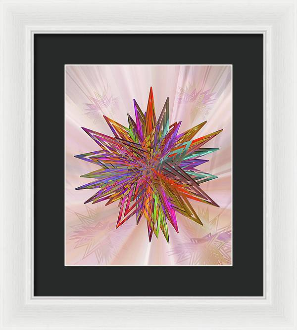 Color Star - Framed Print