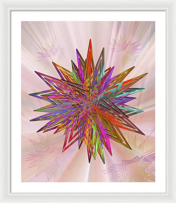 Color Star - Framed Print