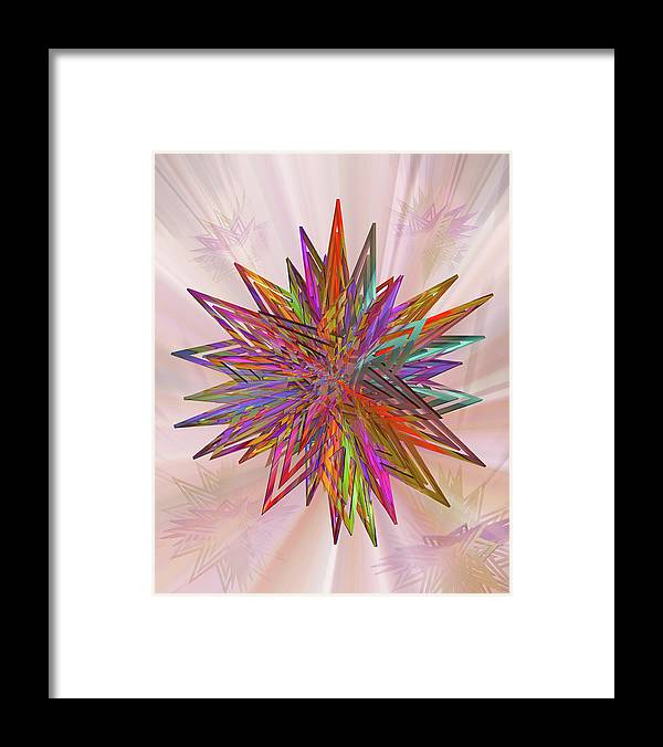 Color Star - Framed Print