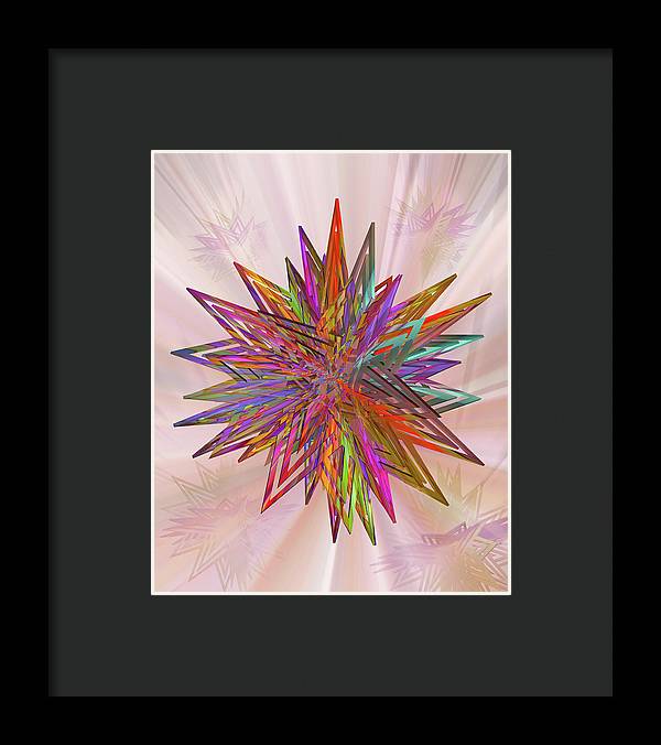 Color Star - Framed Print