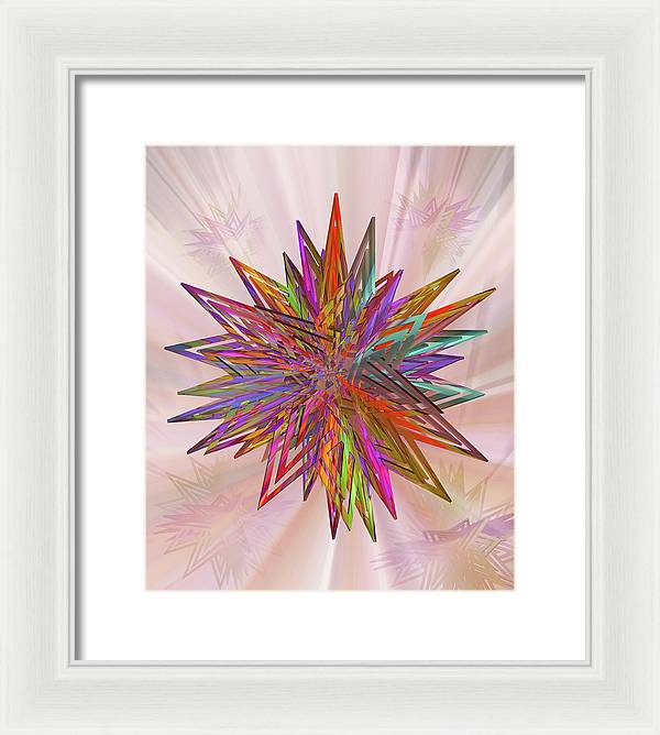 Color Star - Framed Print
