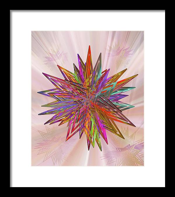Color Star - Framed Print