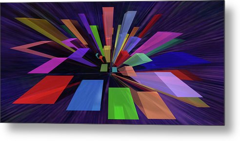 Colour City - Metal Print