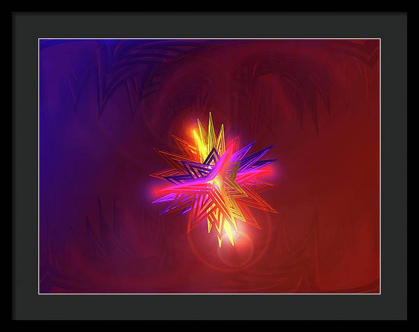 Creation Star - Framed Print