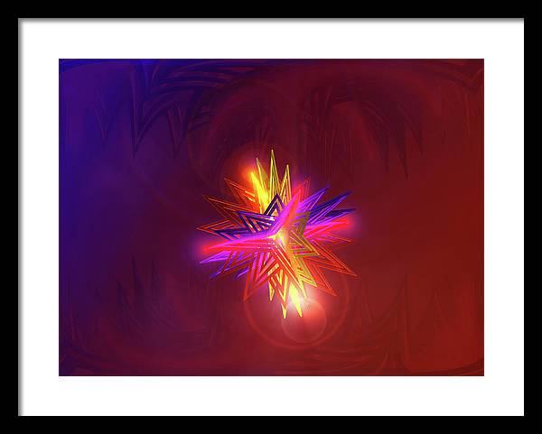 Creation Star - Framed Print