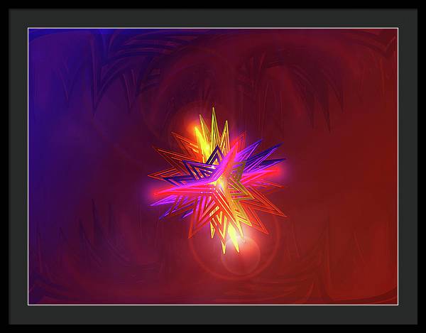 Creation Star - Framed Print