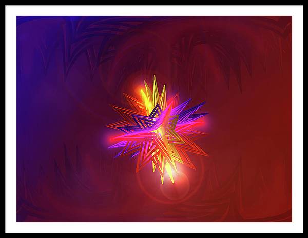 Creation Star - Framed Print