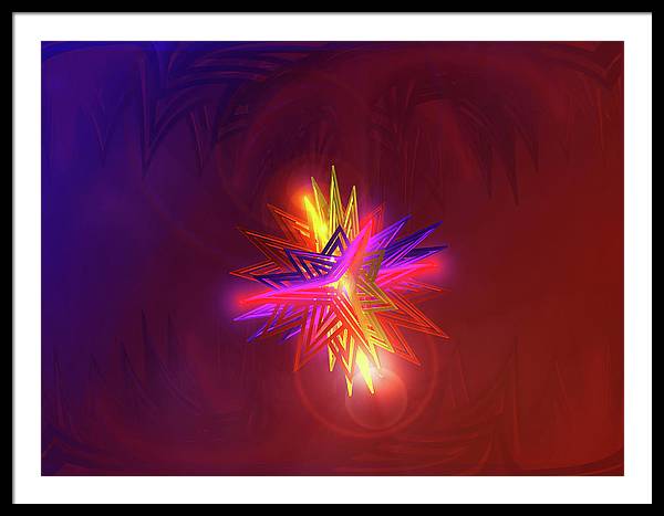 Creation Star - Framed Print