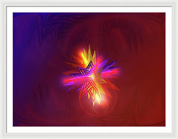 Creation Star - Framed Print