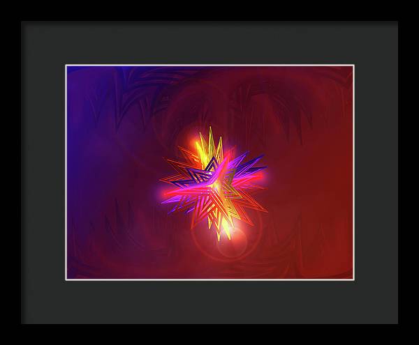 Creation Star - Framed Print